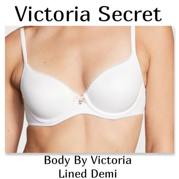 NWT Victoria Secret Body by Victoria Lightly Lined Smooth Demi Bra - Picture 1 of 9